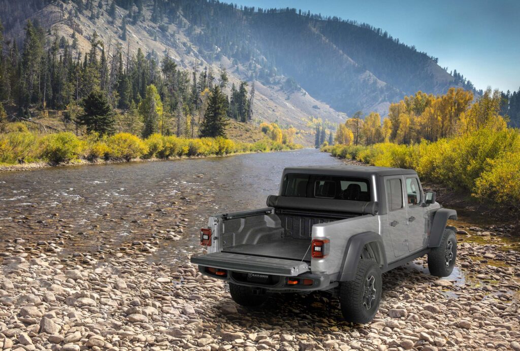 Jeep Gladiator Truck Bed Mat Black Armour® North West Rubber
